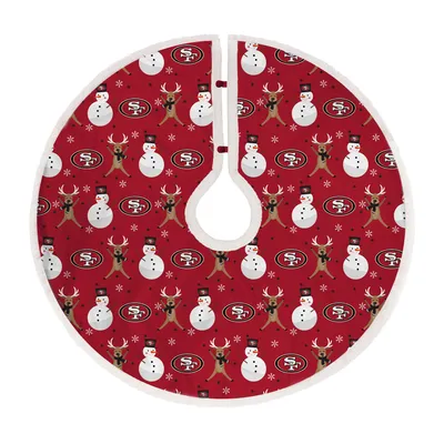 San Francisco 49ers Reindeer Tree Skirt