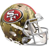 Lids Jerry Rice San Francisco 49ers Fanatics Authentic Autographed Riddell  Camo Alternate Speed Authentic Helmet