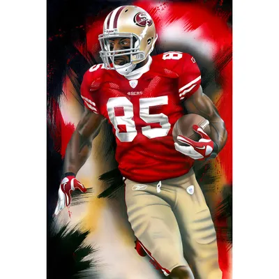 San Francisco 49ers Colin Kaepernick Fine Art Canvas Print 18 x 24 by  Artist Joshua Jacobs