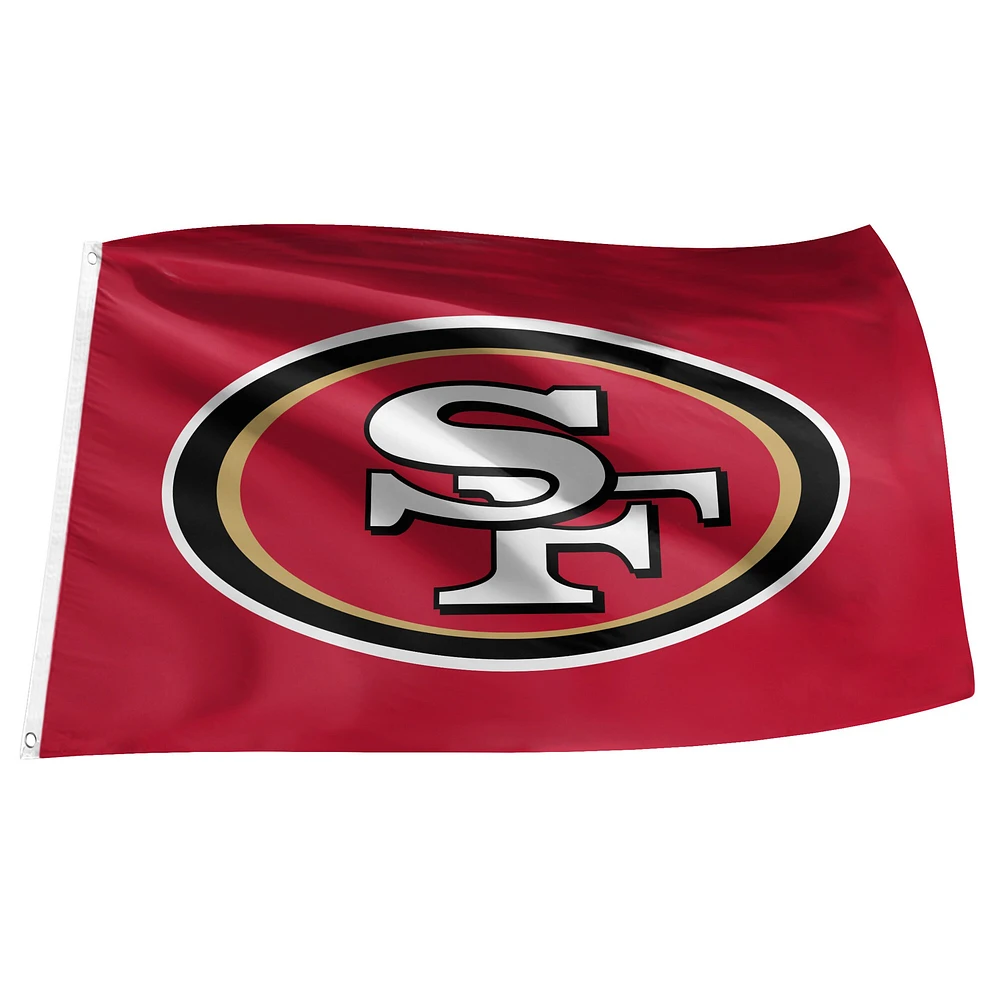 Drapeau écarlate San Francisco 49ers 3' x 5'