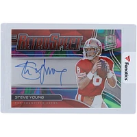 Carte Panini Spectra Psychedelic #RS-SY #3/4 autographiée 2021 par Steve Young des 49ers de San Francisco