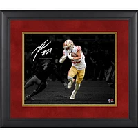 Talanoa Hufanga San Francisco 49ers Facsimile Signature Framed 11" x 14" Spotlight Photograph