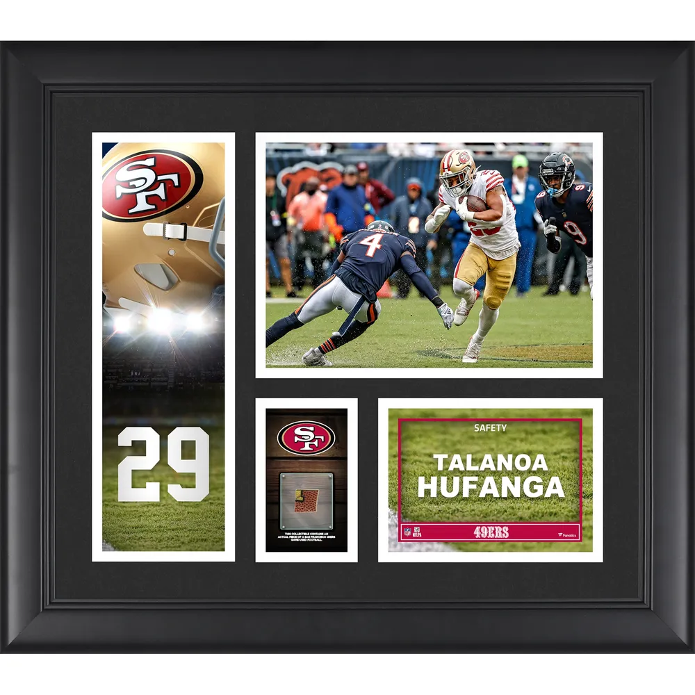 Talanoa Hufanga San Francisco 49ers Framed 10.5 x 13 Sublimated Player Plaque