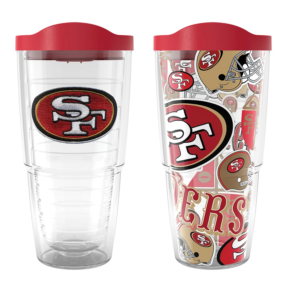 Tervis San Francisco 49ers NFL Lot de 2 allover et emblème