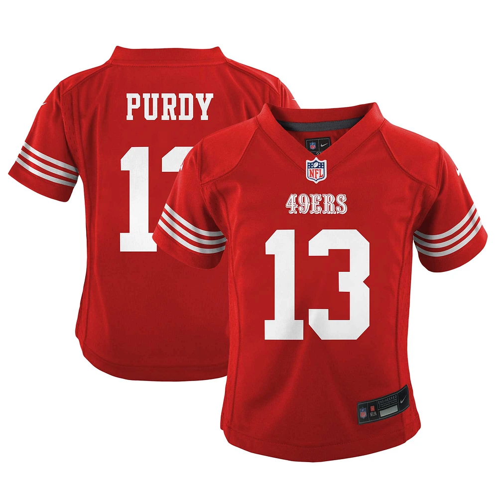 Maillot de jeu Nike Brock Purdy Scarlet San Francisco 49ers pour tout-petit