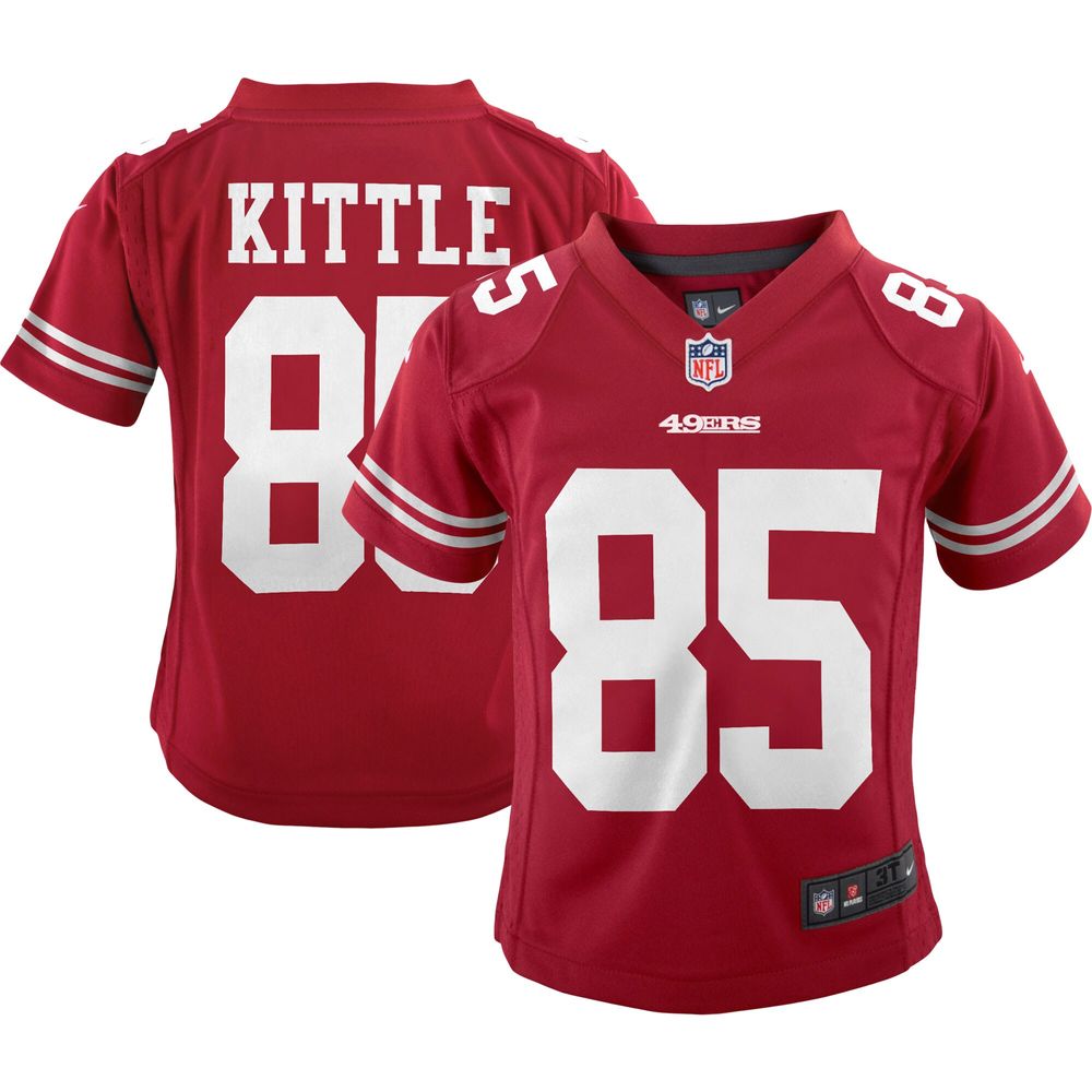 Nike George Kittle San Francisco 49ers Nike Youth Player Game Jersey -  Scarlet