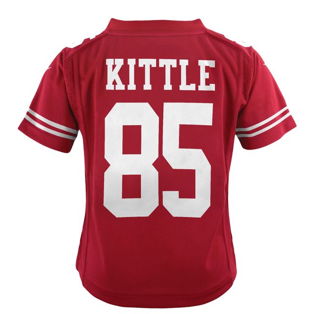 Nike Toddler Nike George Kittle Scarlet San Francisco 49ers Team Game -  Jersey