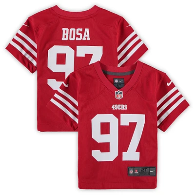 Maillot de match Nike Nick Bosa Scarlet San Francisco 49ers pour tout-petit