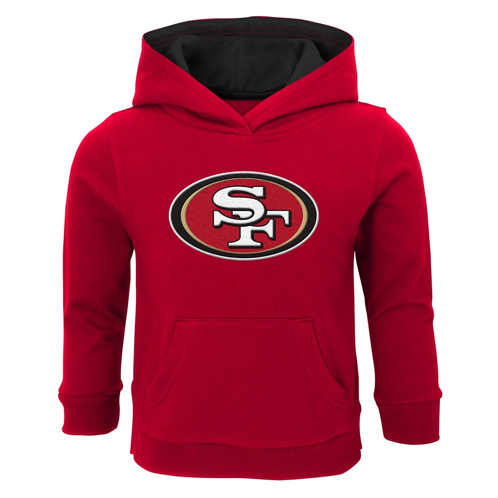 Toddler Scarlet San Francisco 49ers Prime Pullover Hoodie