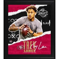 San Francisco 49ers Trey Lance Fanatics Authentic Framed 15'' x 17'' Player  Panel Collage