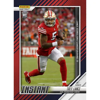 Trey Lance San Francisco 49ers Fanatics Exclusive Parallel Panini Instant NFL Week 3 1st Rushing Touchdown Single Rookie Trading Card - Limited Edition of 99