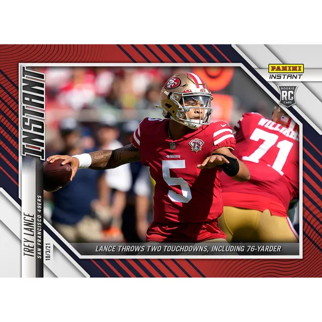 Matthew Stafford Los Angeles Rams Fanatics Exclusive Parallel Panini Instant NFL Divisional Round Leads to NFC Championship Game Single Trading Card