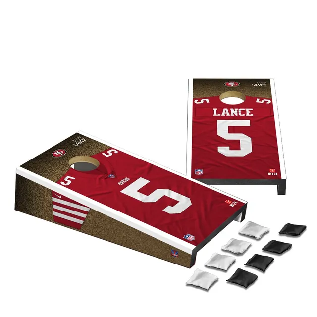 San Francisco 49ers Version 6 Cornhole Wraps - Set of 2