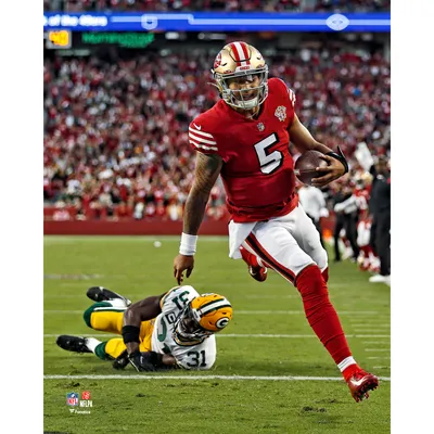 Brock Purdy San Francisco 49ers Unsigned Celebrating First Career Touchdown  Photograph