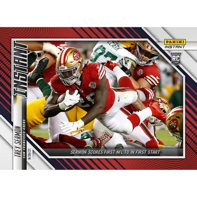 Trey Sermon San Francisco 49ers Fanatics Exclusive Parallel Panini Instant NFL Week 3 1st Rushing Touchdown Single Rookie Trading Card - Limited Edition of 99