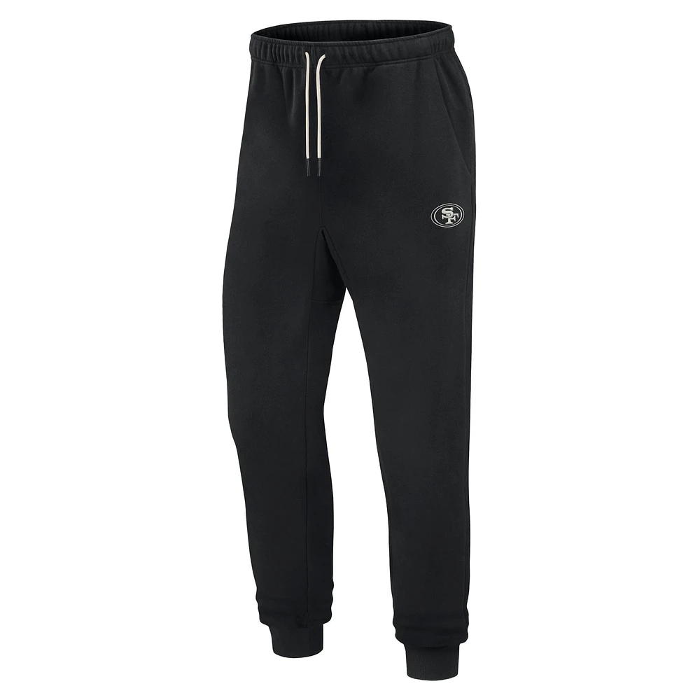 Pantalon de jogging unisexe Fanatics noir San Francisco 49ers Elements en polaire super doux