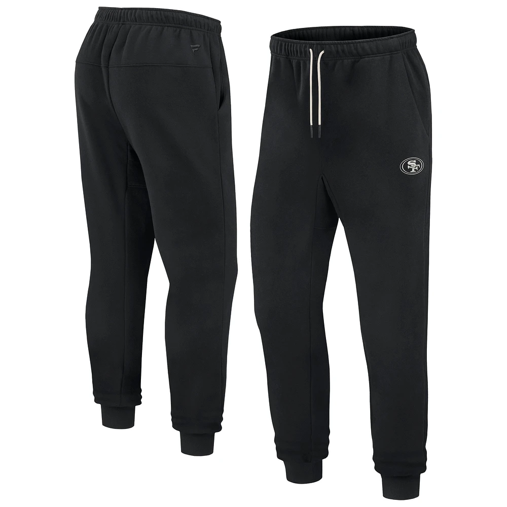 Pantalon de jogging unisexe Fanatics noir San Francisco 49ers Elements en polaire super doux