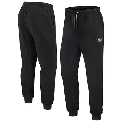 Unisex Fanatics Black San Francisco 49ers Elements Super Soft Fleece Jogger