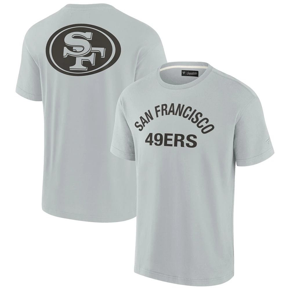 Unisex Fanatics Gray San Francisco 49ers Elements Super Soft Short Sleeve T-Shirt