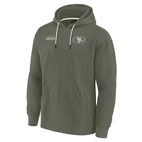 Unisex Fanatics Olive San Francisco 49ers Elements Super Soft Fleece Pullover Hoodie