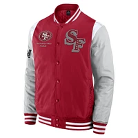 Unisex Fanatics  Scarlet San Francisco 49ers Elements Elite Full-Snap Jacket