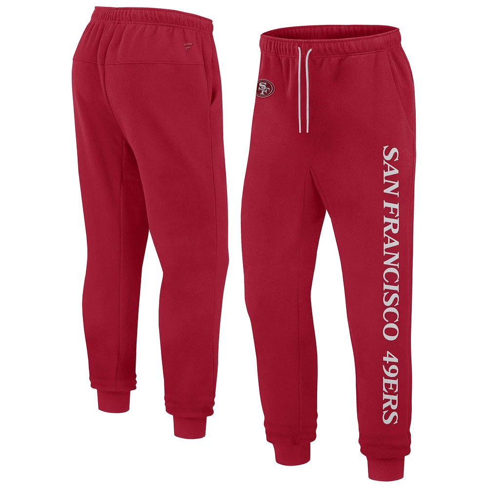 Unisex Fanatics  Scarlet San Francisco 49ers Elements Phenom Fleece Jogger Pants