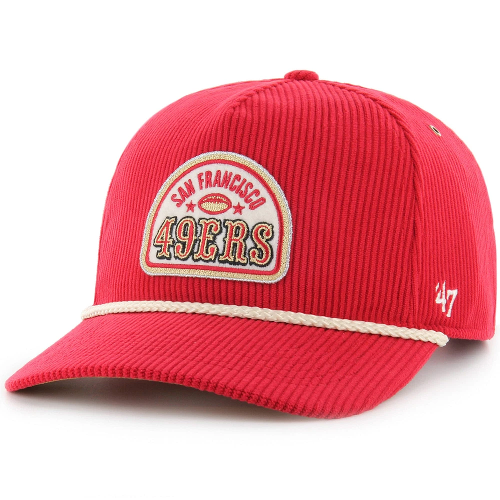 Unisex Stoney Clover Lane x '47 Scarlet San Francisco 49ers Touch Down Hitch Adjustable Hat