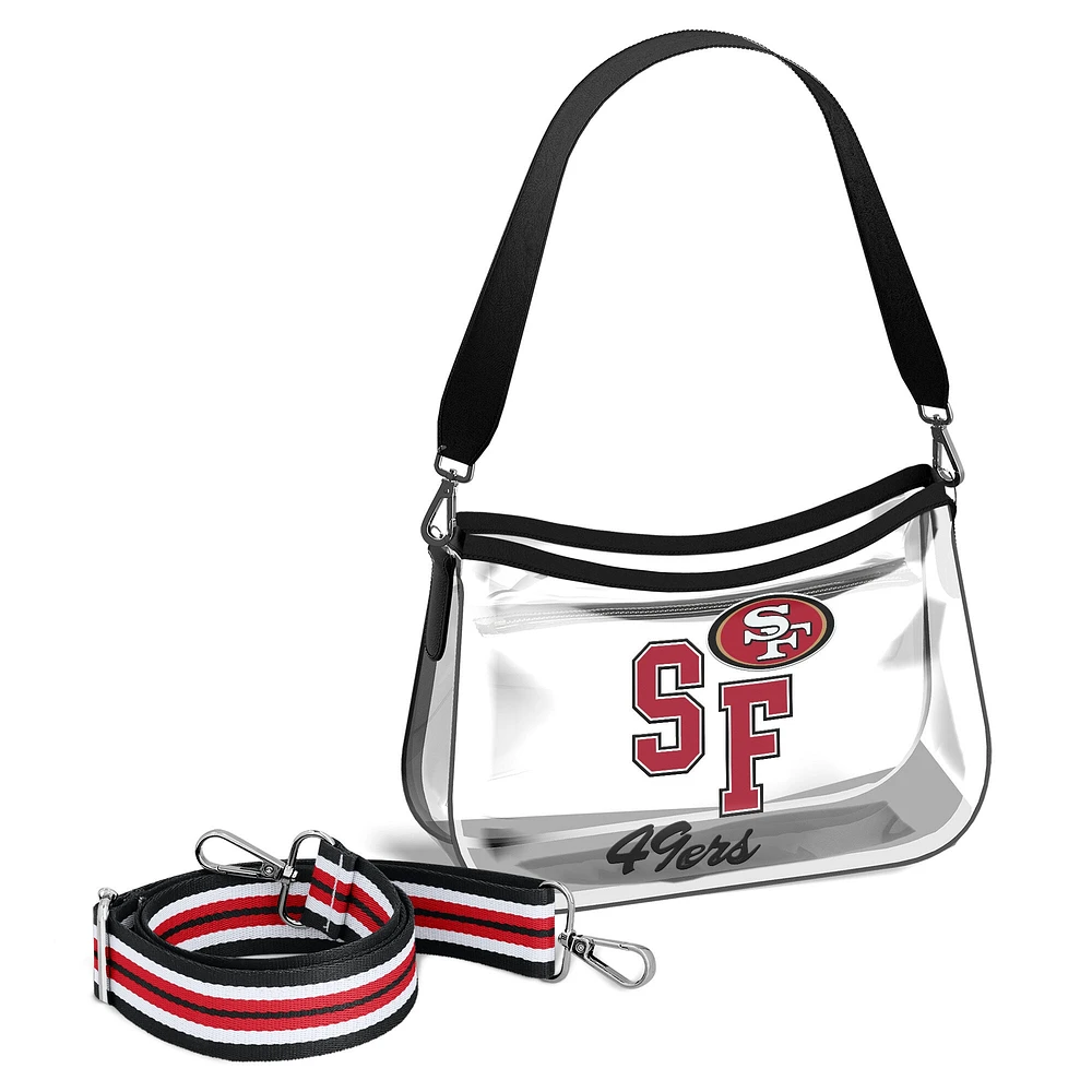 WEAR by Erin Andrews San Francisco 49ers Clear Stadium Mini Purse