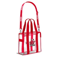 WEAR by Erin Andrews San Francisco 49ers Stadium Tote Bag with Team Color Trim