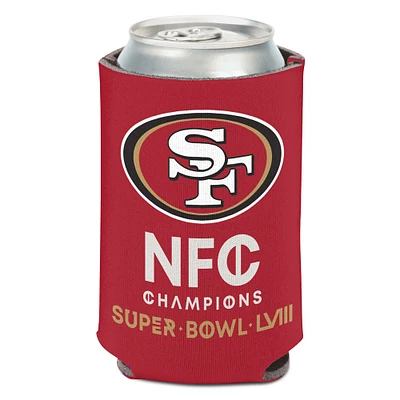 WinCraft San Francisco 49ers 2023 Champions NFC 12oz. Refroidisseur de canettes