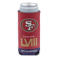 WinCraft San Francisco 49ers 2023 NFC Champions 12oz. Slim Can Cooler