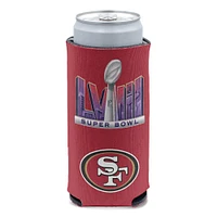 WinCraft San Francisco 49ers 2023 NFC Champions 12oz. Slim Can Cooler