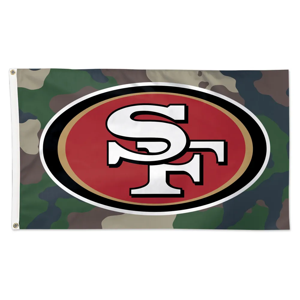 Lids San Francisco 49ers WinCraft 3' x 5' Camo 1-Sided Deluxe Flag