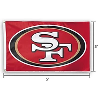 WinCraft San Francisco 49ers Deluxe 3' x 5' Flag