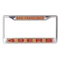 San Francisco 49ers All Over Chrome License Plate Frame