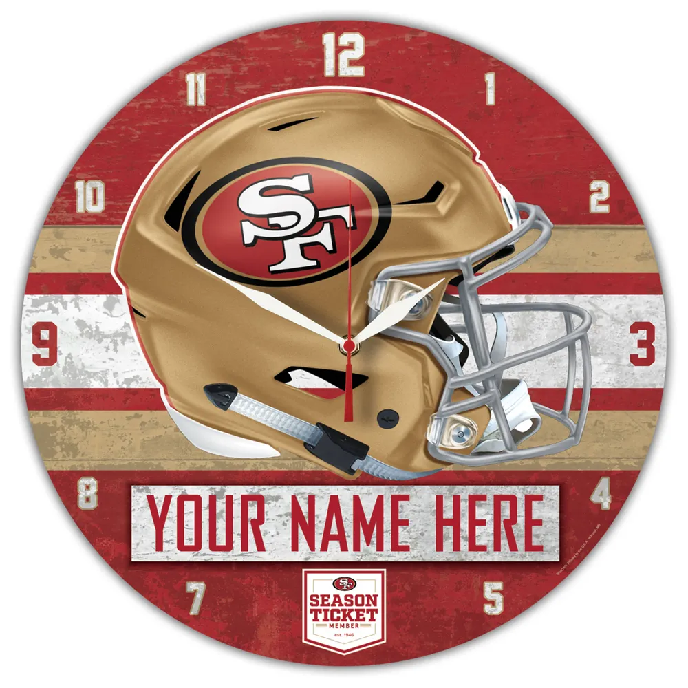 WinCraft San Francisco 49ers Season Ticket Member Exclusive 11'' x 17'' Personalized Wood Sign