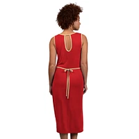 Women's G-III 4Her by Carl Banks  Scarlet San Francisco 49ers Center Field Maxi Dress