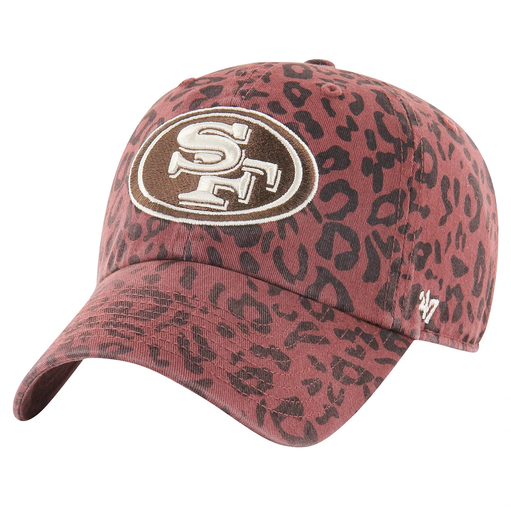 Casquette ajustable San Francisco 49ers Tawny Clean Up marron 47 pour femme