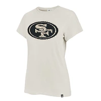 T-shirt '47 crème San Francisco 49ers Panthera Frankie pour femmes