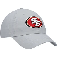 Casquette réglable secondaire San Francisco 49ers Miata Clean Up '47 grise pour femme