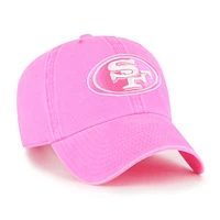 Casquette ajustable Bright Side Clean Up rose San Francisco 49ers '47 pour femme