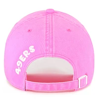 Casquette ajustable Bright Side Clean Up rose San Francisco 49ers '47 pour femme