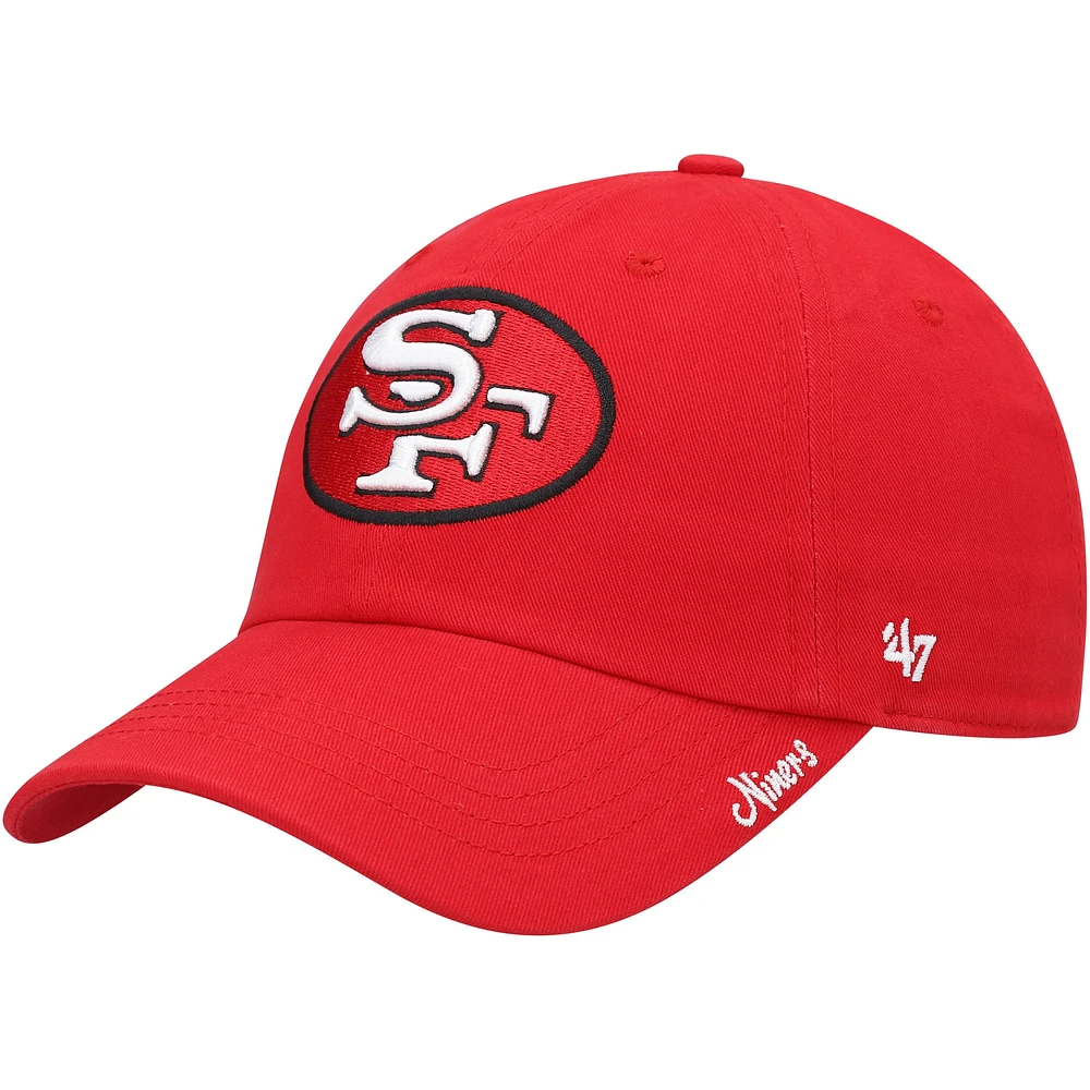 Casquette ajustable pour femme '47 Scarlet San Francisco 49ers Miata Clean Up Legacy