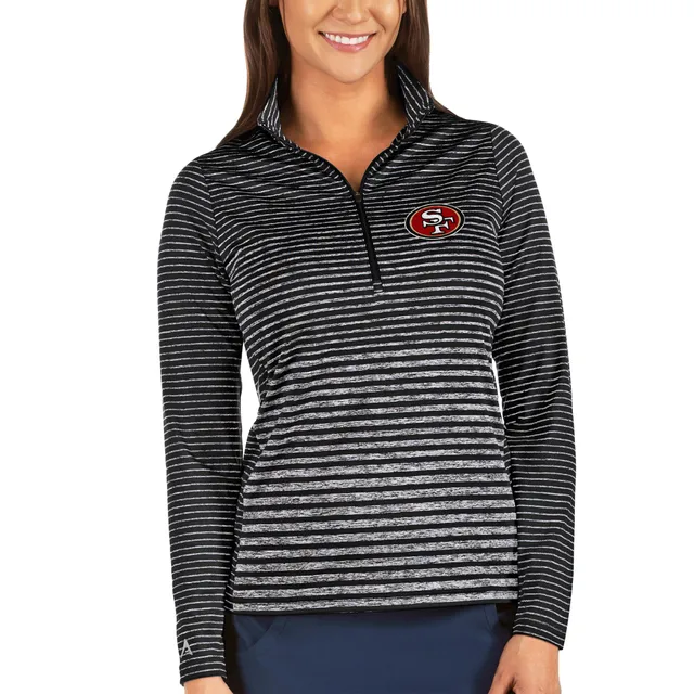 San Francisco 49ers Antigua Women's Course Full-Zip Jacket - Oatmeal