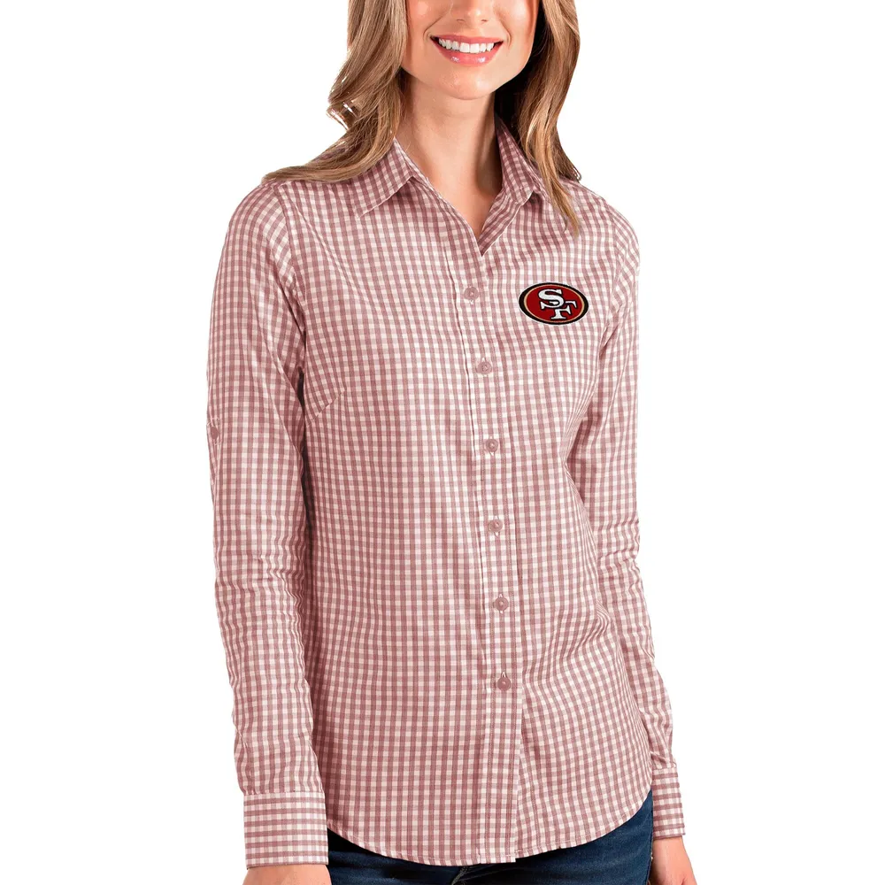 Official San Francisco 49ers Ladies Button-Up Shirts, Ladies Dress