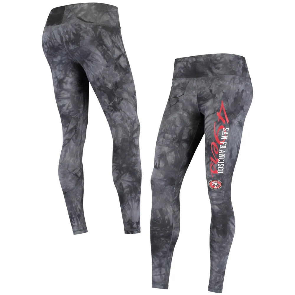 Lids San Francisco 49ers Concepts Sport Women's Centerline Knit Slounge  Leggings - Charcoal/White