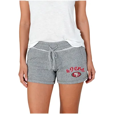 San Francisco 49ers Concepts Sport Women's Mainstream Terry Shorts - Gray