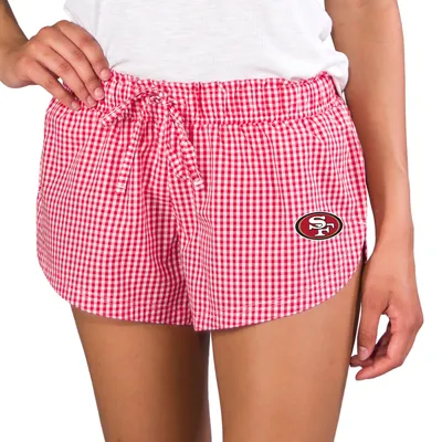 San Francisco 49ers Concepts Sport Women's Tradition Woven Shorts - Red