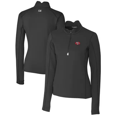 Nike Men's San Francisco 49ers Sideline Coaches Short Sleeve Jacket - Black - M (Medium)