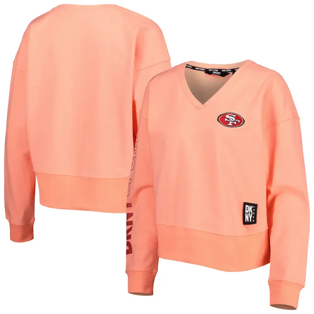 Lids San Francisco 49ers DKNY Sport Women's Lily V-Neck Pullover